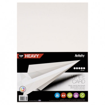 Heavy Card White 50 Sheets