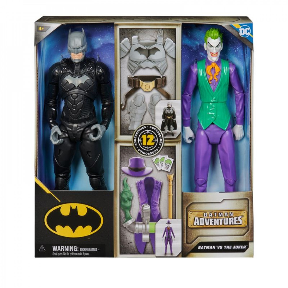 Batman VS Pack- Batman & Joker 12in