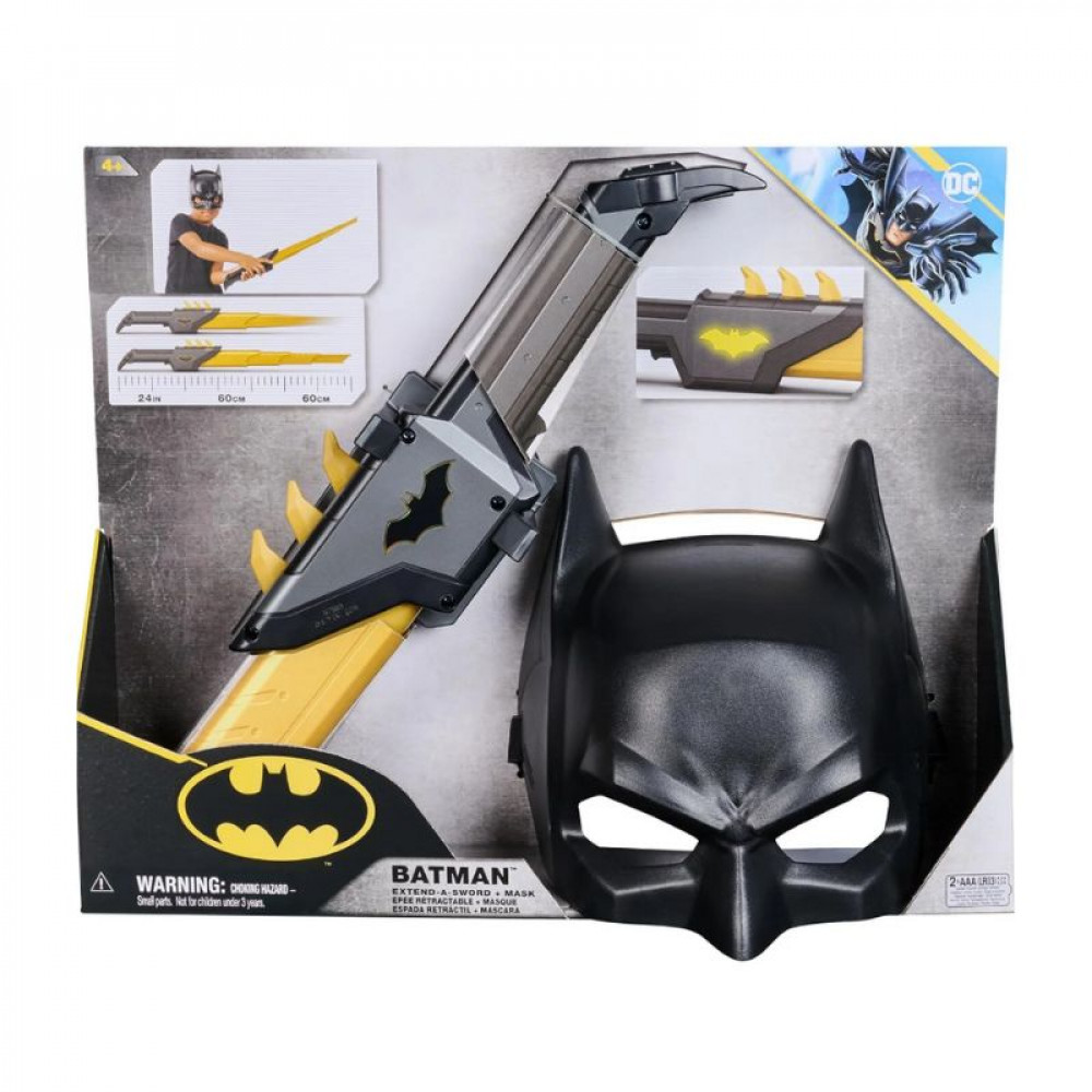 DC Batman Extend A Sword and Mask