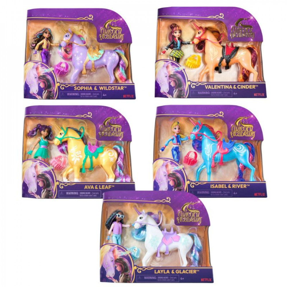 Unicorn Academy Small Doll Set- Assortment