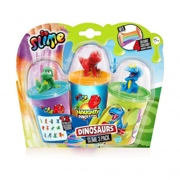 So Slime Collectible Slime Dino 3 Pack