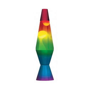 Lava Lamp Rainbow 14.5in