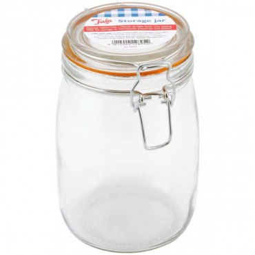 Glass Jar 2Lbs Clip Top Tala