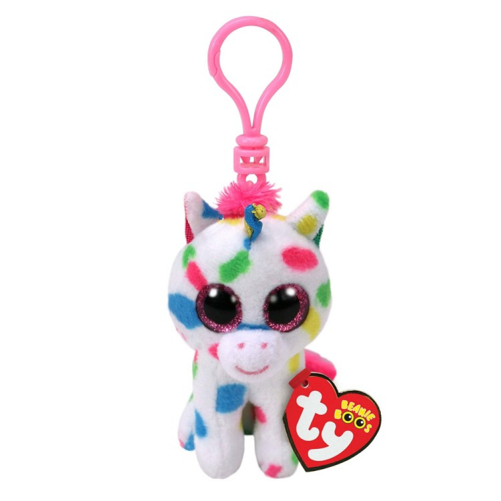 Ty Harmoine Unicorn Boo Key Clip