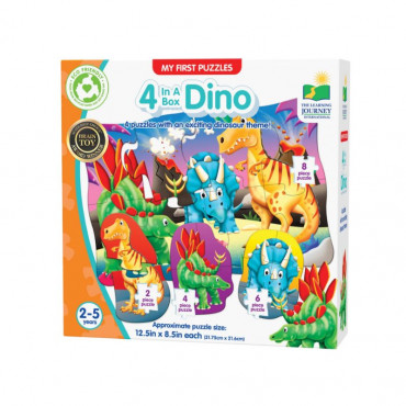 MyFirst Puzzle Sets 4 In A Box Puzzles Dino