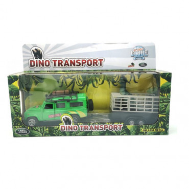 DIE CAST LAND ROVER  DINO TRANSPORTER