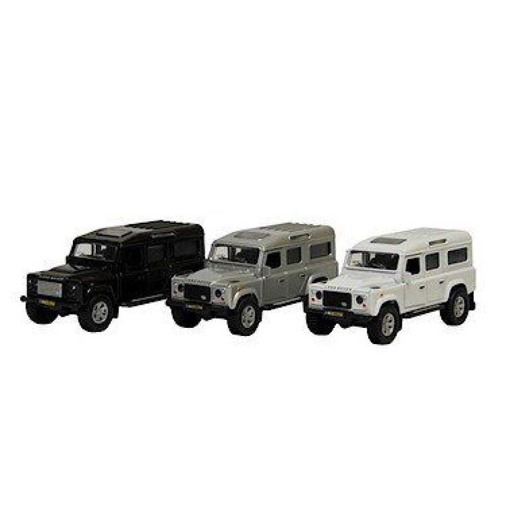 Die Cast Pull-Back Landrover Defender W/Light & S.