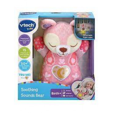 Soothing Sounds Bear pink