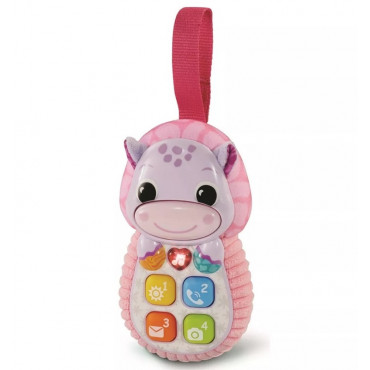 Vtech Baby Hello Hippo Phone PINK