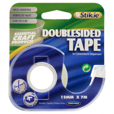 Double Sided Tape On Dispenser 12mm X 7m