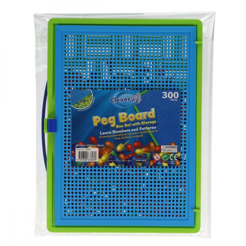 Peg Board Box Set With Storage