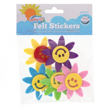 Felt Stickers - Flowers