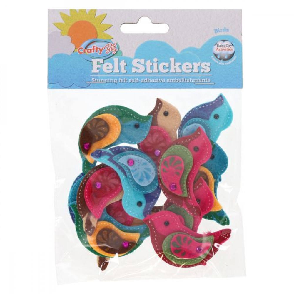 Felt Stickers - Birds