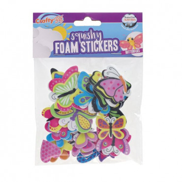 Squishy Foam Stickers - Butterflies