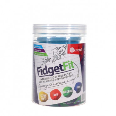 Fidget Fit Therapeutic Stress Putty PKT 4