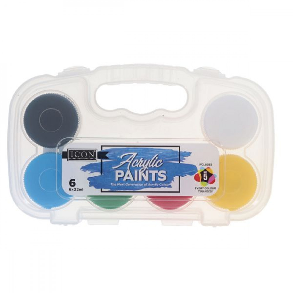 Acrylic Paint Set 6X22 ML