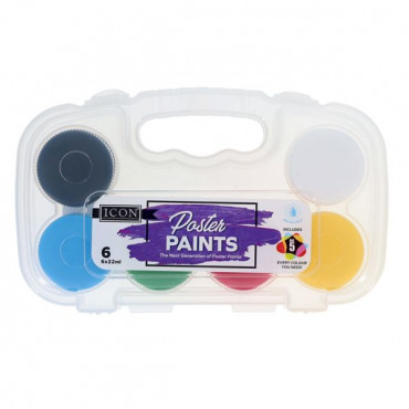 Poster Paint Set 6X22ML