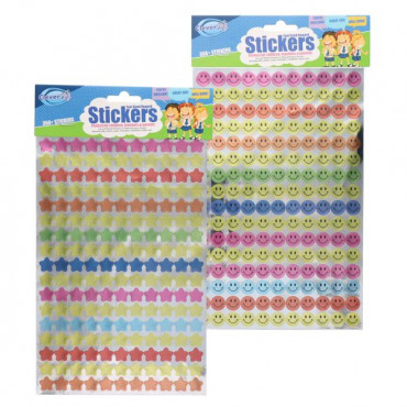 CK 350 STARS7SMILEY STICKERS