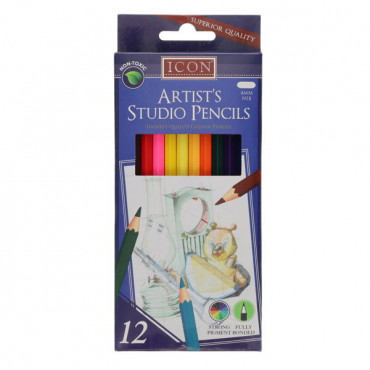 Artists Studio Colour Pencils pkt12