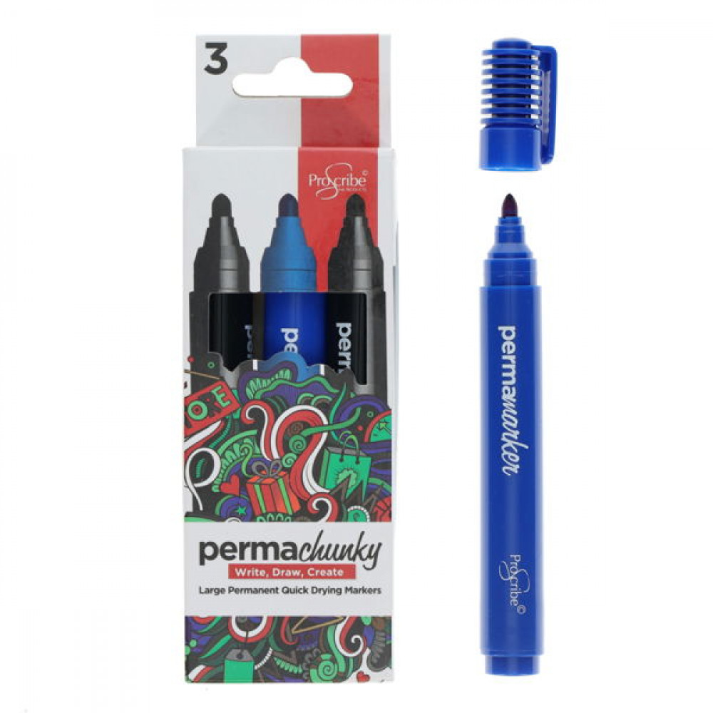 Boldmarker Black & Blue pack 3