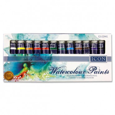 Watercolour Paint Set Pk12X 12Ml